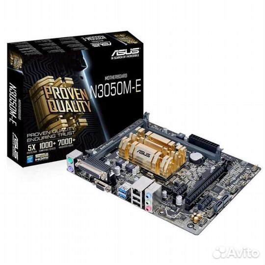 Материнская плата с процессором asus n3050m-е