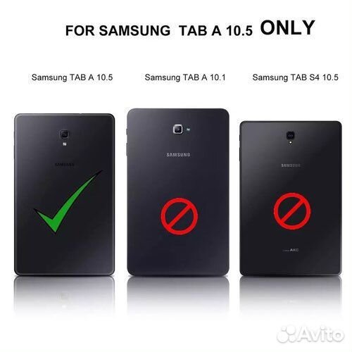 Чехол книжка для Galaxy Tab A 10.5 T590 / T595