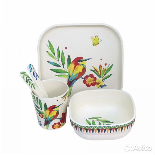 Бамбуковая посуда детская