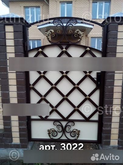 Ворота кованые