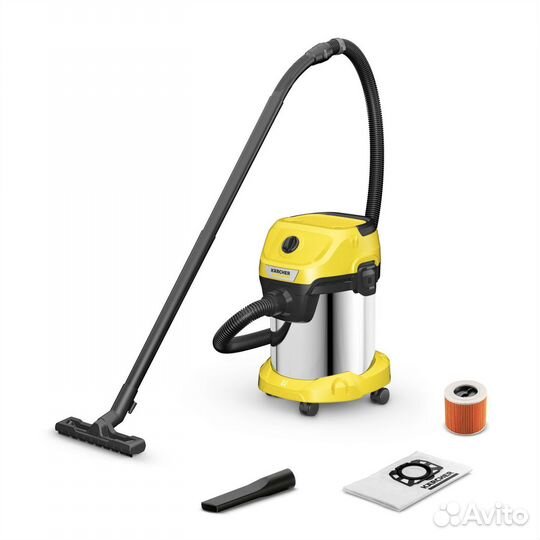 Строительный пылесос Karcher WD 3 S V-17/4/20