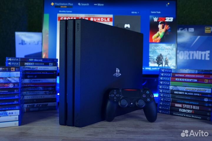 Sony PS4 Pro 1 Tb + Набор школьника + 40 игр