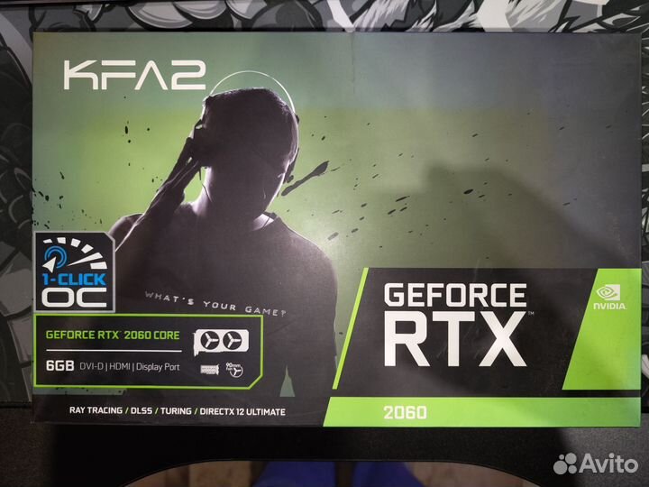 Видеокарта KFA2 RTX 2060 1-Click OC