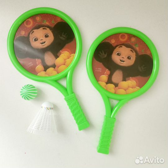 Детский бадминтон Чебурашка