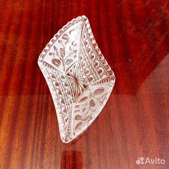 Хрустальный салатник СССР