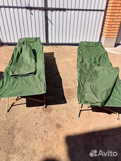 Раскладушка туристическая складная бу