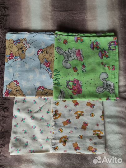 Постельное бельё детское. Пеленки