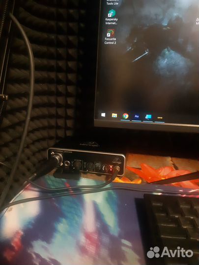 Внешний аудиоинтерфейс behringer UMC22