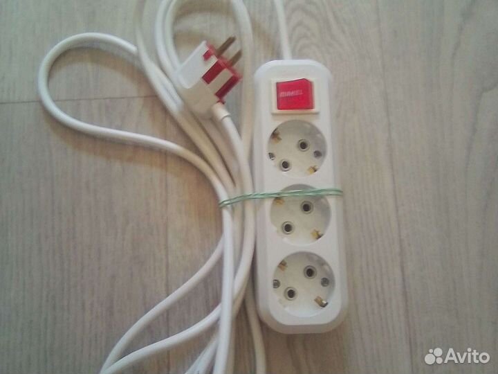 Переноска 3 м с заземлением