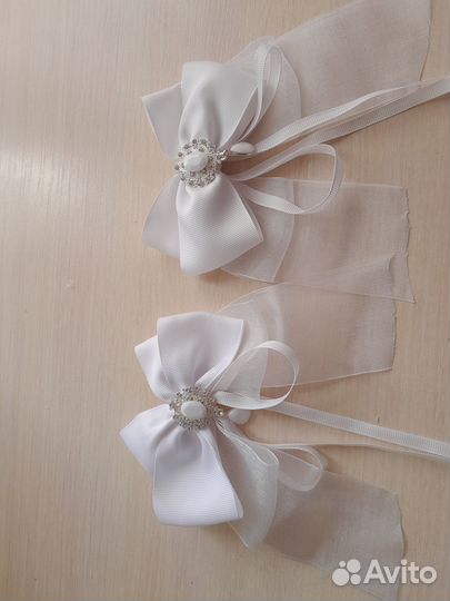 Банты белые для девочки