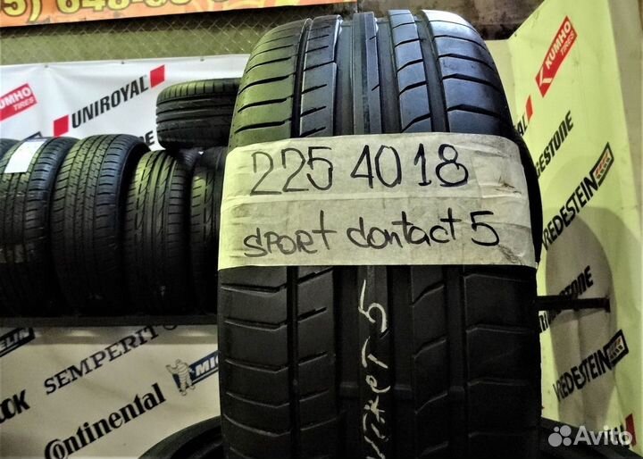 Continental ContiSportContact 5 225/40 R18
