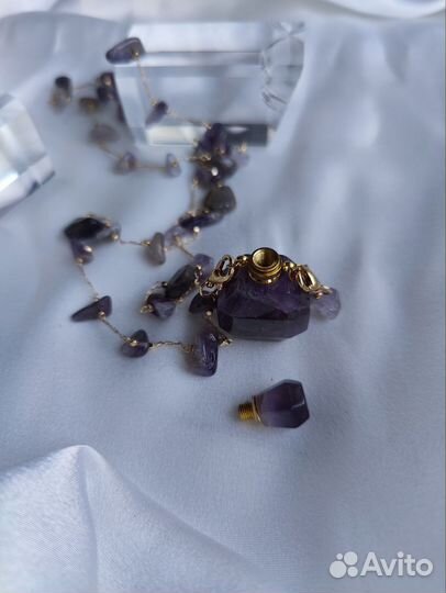 Чокер Аромакулон натуральный аметист