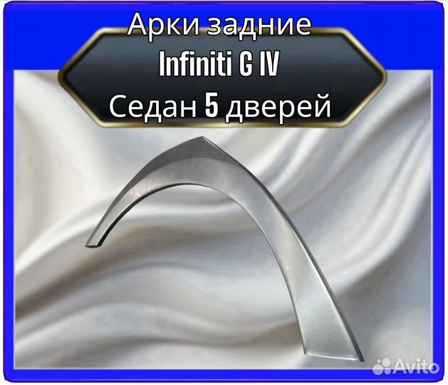 Арка задняя Infiniti G 4поколение седан