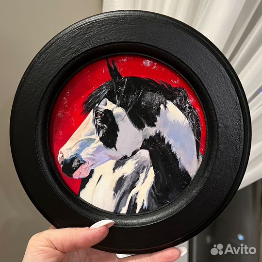 Картина Конь постер интерьерная