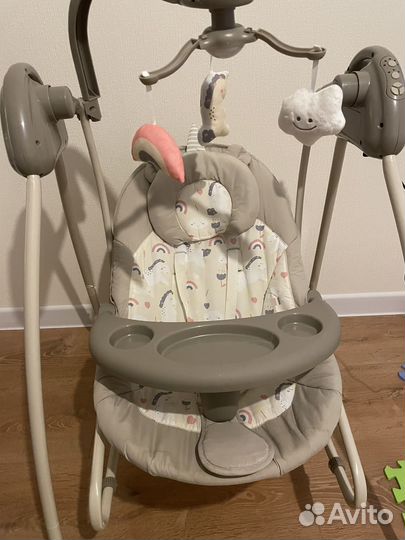 Электрокачели Butterfly 2в1 с адаптером, Babycare