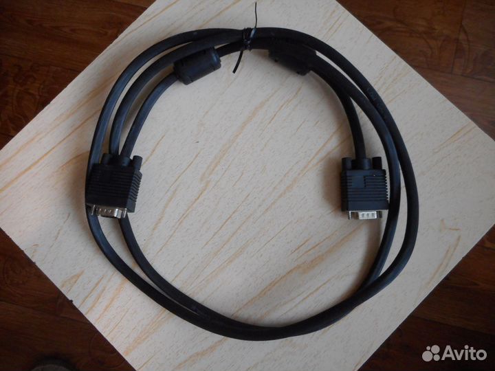 Кабель соединительный svga 1,8m Ферритовые кольца