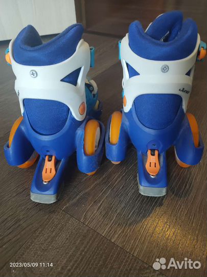 Роликовые коньки детские раздвижные