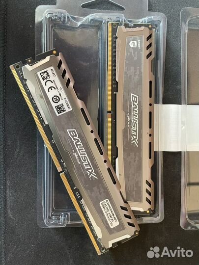 Оперативная память Crucial Ballistix Sport 8gb