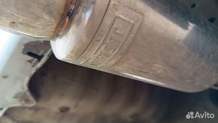 Кастомный выхлоп на civic 6