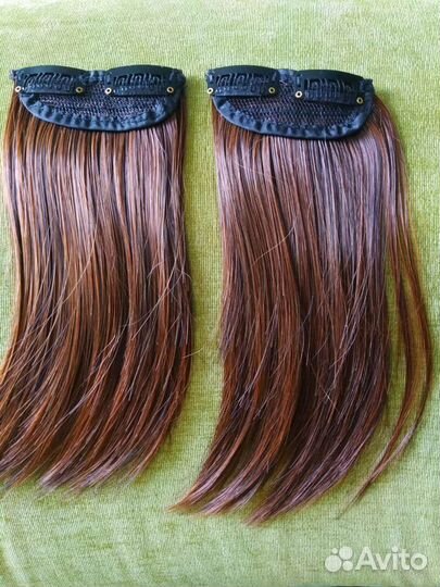 Волосы на заколках