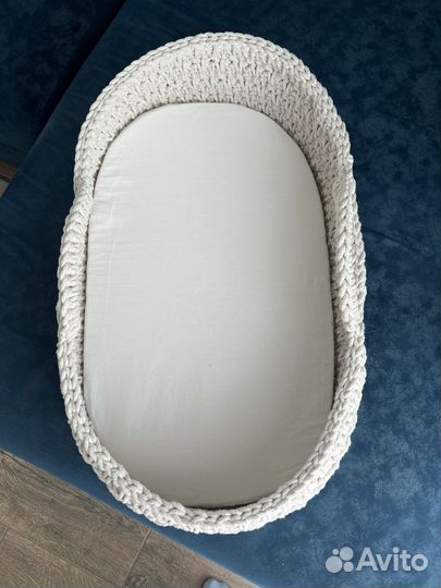 Люлька переноска вязаная