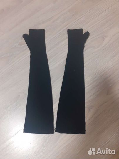 Перчатки митенки 45 см