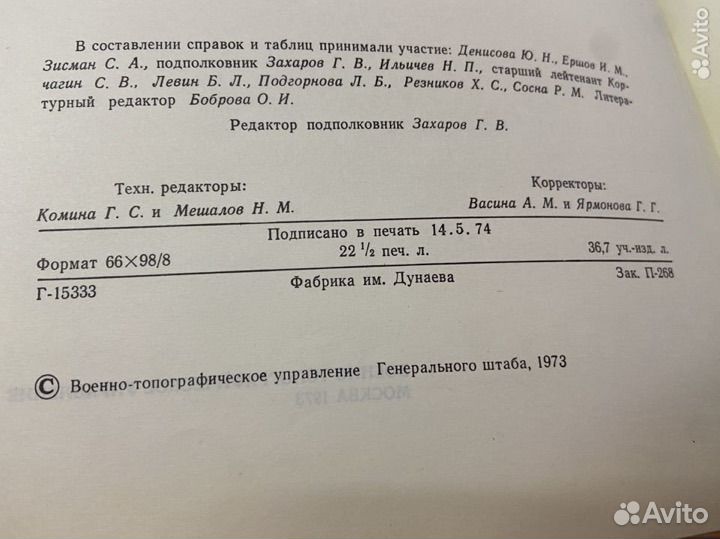 Атлас офицера 1973 г