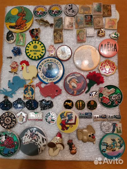 Детские СССР значки