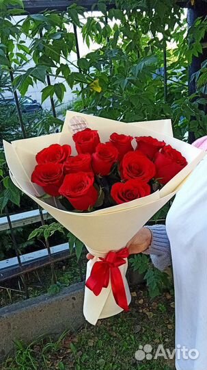 Розы Эквадор 50 см 11шт