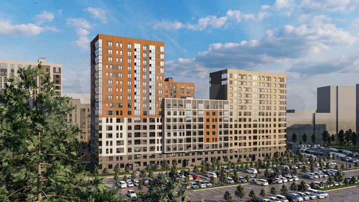 4-к. квартира, 94 м², 1/17 эт.