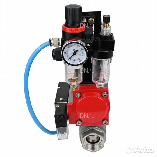 Кран шаровой DN.ru BV3232P(2pc) -FP-T-ISO-H Ду65 Ру63 полнопроходной двухходовой, нержавеющая сталь