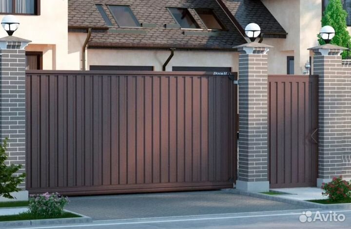 Забор металлический работа по договору быстро