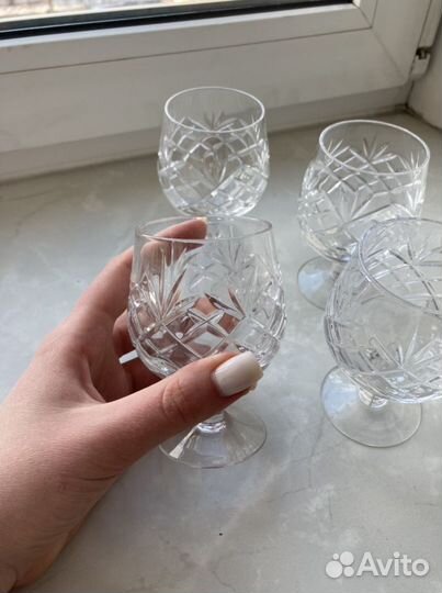 Бокалы хрустальные Дятьковский хрусталь 6 шт