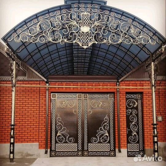 Кованые ворота