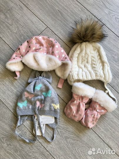 Варежки краги lassie 1+шапка