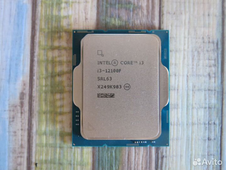 Intel core i3 12100F lga1700(новый)
