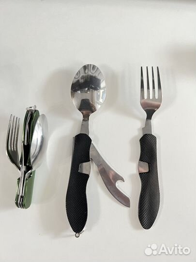 Складной нож ложка вилка