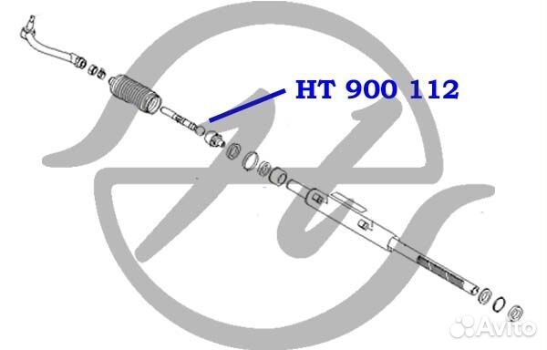 Тяга рулевая прав / лев