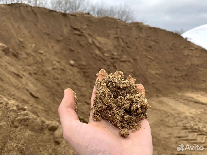 Песок, щебень