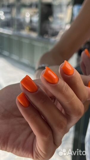 Наращивание ногтей гель лак