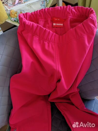 Розовые штаны reima 140