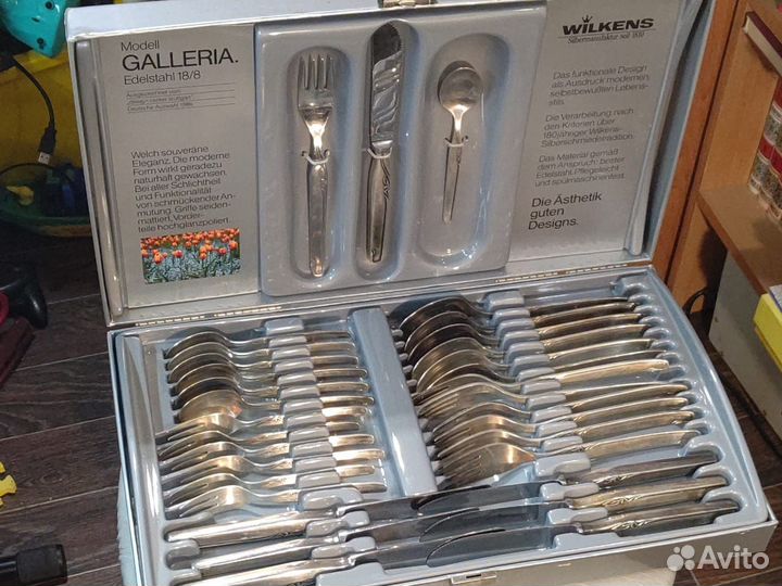Столовое серебро Wilkens Германия винтаж