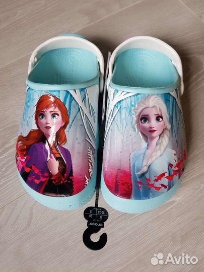 Сабо Crocs Эльза Frozen 33-34/j2