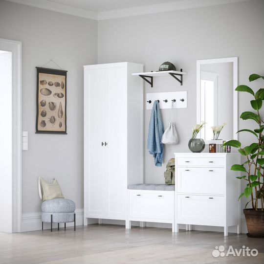 Модульная прихожая Бланко (Белый)