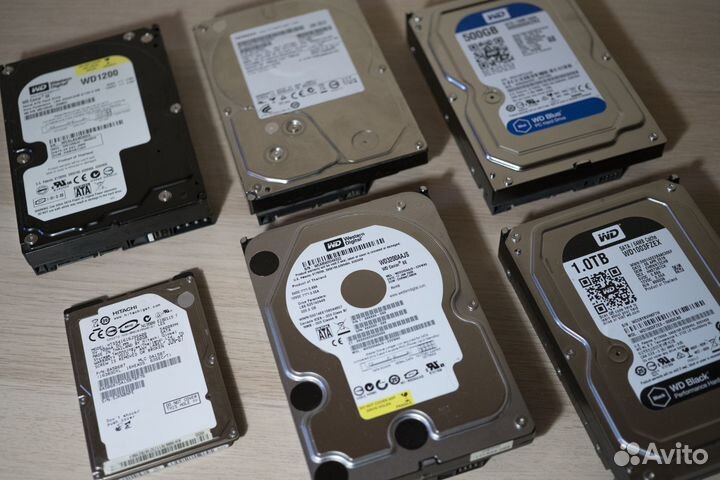 Жесткие диски 6 шт
