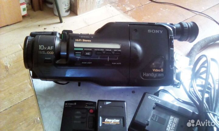 Видеокамера sony video 8 Handycam(10- AF)