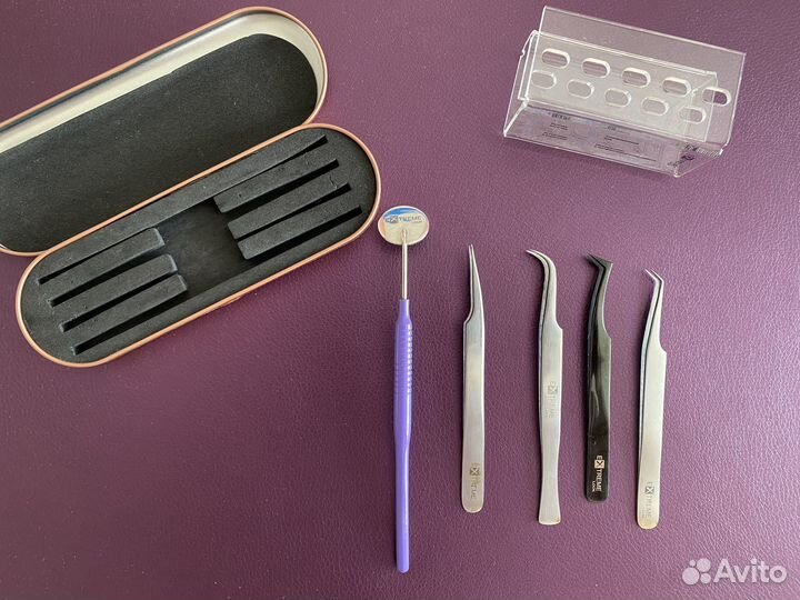 Пинцеты для наращивания ресниц