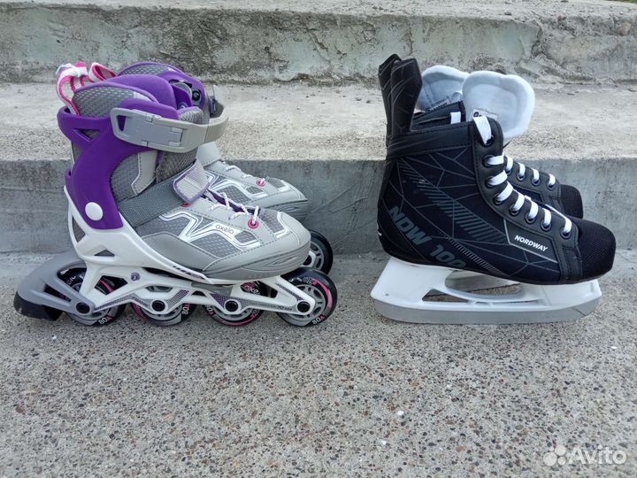 Коньки + ролики