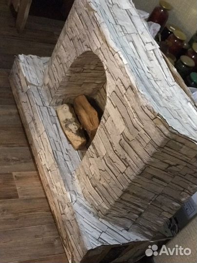 Камин из картона