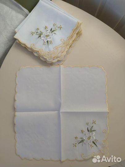 Салфетки сервировочные с вышивкой